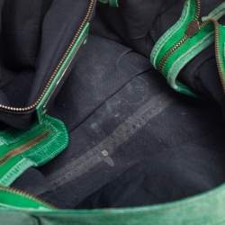 Pre Owned حقيبة يد توتس بالنسياغا RH سيتي جلد أخضر