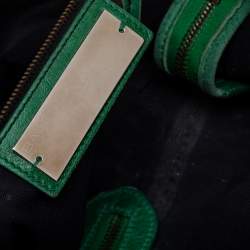 Pre Owned حقيبة يد توتس بالنسياغا RH سيتي جلد أخضر