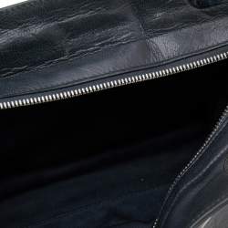 Balenciaga Blue/Black Stingray and Leather Cherche Midi Shoulder Bag