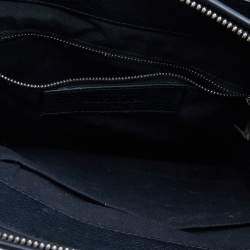 Pre Owned حقيبة يد توتس بالنسياغا سيتي بلات بورتوفوليو جلد مُحبب أسود صغيرة 