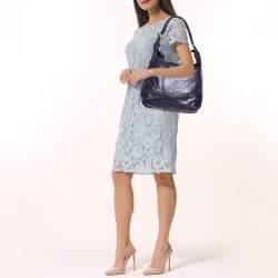 Pre Owned Balenciaga Jacinthe Lambskin Leather Giant 12 Day Bag