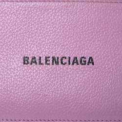 Balenciaga Lavinder Leather Zip Card Holder