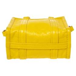 مملوكة مسبقًا حقيبة يد توتس بالنسياغا اكس اكس اس بازار جلد أصفر