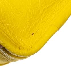 مملوكة مسبقًا حقيبة يد توتس بالنسياغا اكس اكس اس بازار جلد أصفر