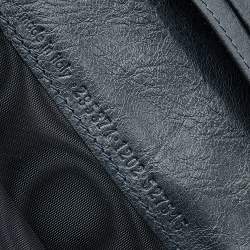 Pre Owned Balenciaga Anthracite Leather City Bifold Wallet
