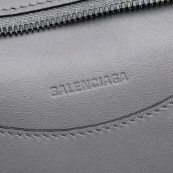 Pre Owned Balenciaga Grey Leather Small Neo Classic Tote