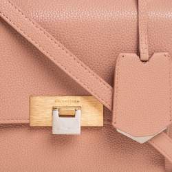 مملوكة مسبقًا Balenciaga Beige Leather Le Dix Top Handle bag