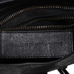 Pre Owned  Balenciaga Black Leather Mini Classic City Bag