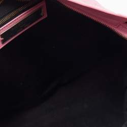 Pre Owned Balenciaga Pink Leather RH Classic City Tote