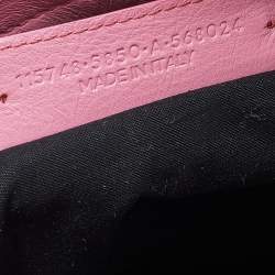 Pre Owned Balenciaga Pink Leather RH Classic City Tote