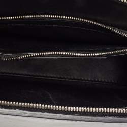 مملوكة مسبقًا Balenciaga Black Python Le Dix Cartable S Top Handle Bag