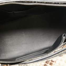 Pre Owned حقيبة بالنسياغا لو ديكس كارتيبل جلد ثعبان بيج بيد علوية