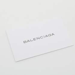 Pre Owned Balenciaga Vert Poker Leather City Flap Continental Wallet