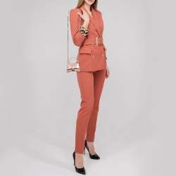 Pre Owned حقيبة بالنسياغا أورغلاس جلد نقش تمساح بيج بسلسلة ميني 