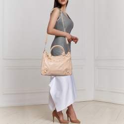 مملوكة مسبقًا Balenciaga Dusty Pink Leather RGH Classic Velo Tote