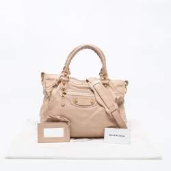 مملوكة مسبقًا Balenciaga Dusty Pink Leather RGH Classic Velo Tote