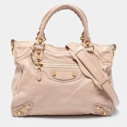 مملوكة مسبقًا Balenciaga Dusty Pink Leather RGH Classic Velo Tote