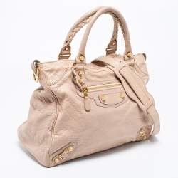 مملوكة مسبقًا Balenciaga Dusty Pink Leather RGH Classic Velo Tote