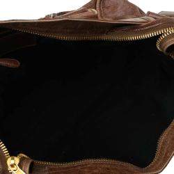 Pre Owned Balenciaga Brown Leather GH City Bag