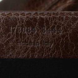 Pre Owned Balenciaga Brown Leather GH City Bag