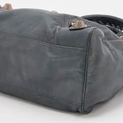 Pre Owned Balenciaga Anthracite Grey Leather Giant 21 Hardware RGH Velo Tote