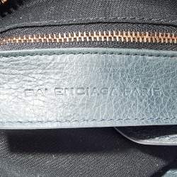 Pre Owned Balenciaga Anthracite Grey Leather Giant 21 Hardware RGH Velo Tote