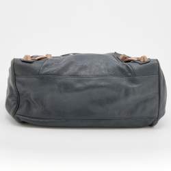 Pre Owned Balenciaga Anthracite Grey Leather Giant 21 Hardware RGH Velo Tote