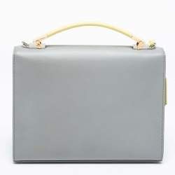 مملوكة مسبقًا Balenciaga Tri Color Leather and Python Le Dix Cartable Top Handle Bag