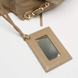 Pre Owned Balenciaga Beige Leather Classic Backpack