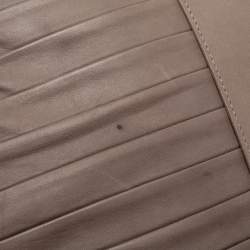 Pre Owned حقيبة بيد علوية بالنسياغا سيرش سويدي وجلد بطيات رصاصي