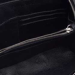 Pre Owned Balenciaga Black Leather Papier Belt Bag