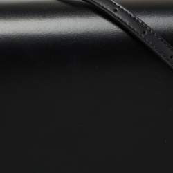 مملوكة مسبقًا Balenciaga Black Leather Hourglass Top Handle Bag