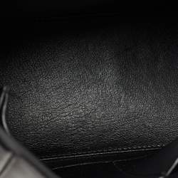 مملوكة مسبقًا Balenciaga Black Leather Hourglass Top Handle Bag