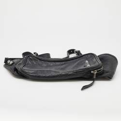Pre Owned Balenciaga Black Leather Belt Bag
