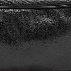 Pre Owned Balenciaga Black Leather Belt Bag