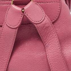 Balenciaga Rose Hortensia Leather Giant 12 Gold Classic Traveller Backpack
