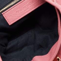 Balenciaga Rose Hortensia Leather Giant 12 Gold Classic Traveller Backpack