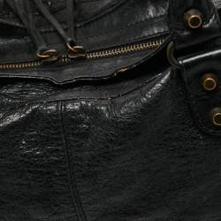 Pre Owned Balenciaga Black Leather Giant 12 Classic Hardware Part Time Tote