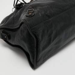 Pre Owned Balenciaga Black Leather Giant 12 Classic Hardware Part Time Tote