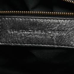 Pre Owned Balenciaga Black Leather Giant 12 Classic Hardware Part Time Tote