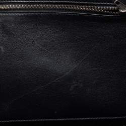 مملوكة مسبقًا Balenciaga Black Varnished Faux Leather Bistro Basket Tote