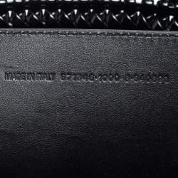 مملوكة مسبقًا Balenciaga Black Varnished Faux Leather Bistro Basket Tote