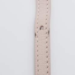 Pre Owned Balenciaga Light Pink Leather Shopping Phone Holder Bag