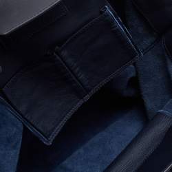 مملوكة مسبقًا Balenciaga Blue Leather Papier A3 Tote