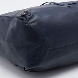 مملوكة مسبقًا Balenciaga Blue Leather Papier A3 Tote