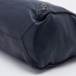 مملوكة مسبقًا Balenciaga Blue Leather Papier A3 Tote