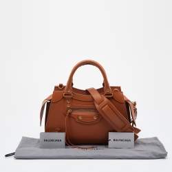 Balenciaga Brown Leather Small Neo Classic City Tote