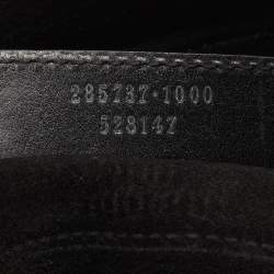 Pre Owned Balenciaga Black Leather and Suede Pocket Tote 