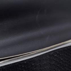 Pre Owned Balenciaga Multicolor Python and Leather Le Dix Cartable Top Handle Bag