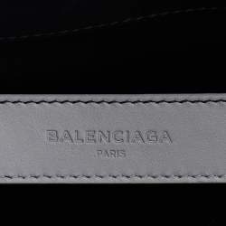 Pre Owned Balenciaga Multicolor Python and Leather Le Dix Cartable Top Handle Bag